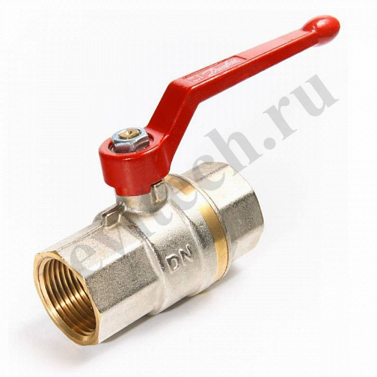 Кран шаровой резьб. 1 1/4", PN40, Ридан BVR-R, латунь, вн.р.- вн.р., с рычагом (артикул 065B8210R) Кран шаровой резьб. 1 1/4", PN40, Ридан BVR-R, латунь, вн.р.- вн.р., с рычагом (артикул 065B8210R)