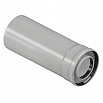 Удлинитель дымохода WAAG DN60/100 x  L0,25м, (для конденс.котла) (артикул WG.YK-025T)